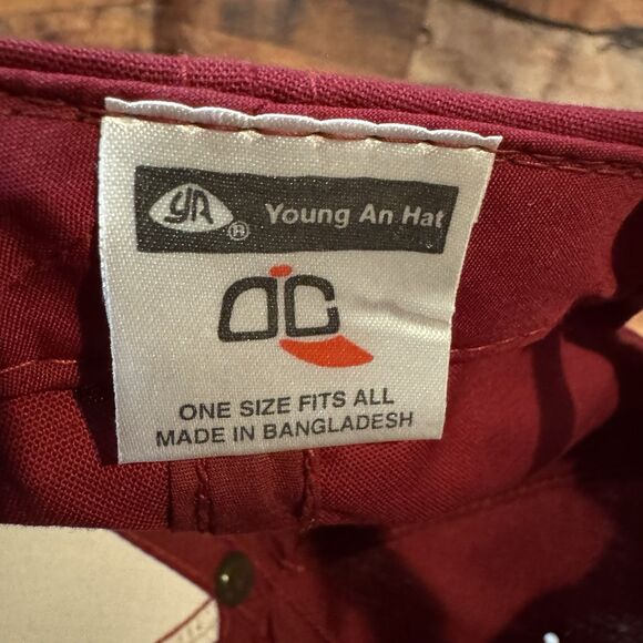 Farmers Elevator Happy Texas Vintage Red Hat Cap Agriculture Grain Snapback - Picture 7 of 7